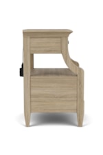 Riverside Furniture Amelia Coastal Style King Upholstered Bed