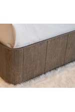 Riverside Furniture SARIEL Contemporary Queen Platform Bed with Upholstered Headboard