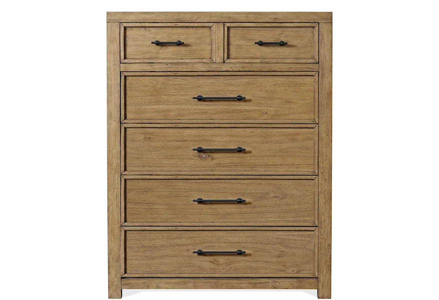 Bozeman 5-Drawer Bedroom Chest by Riverside Furniture at Zak's Home