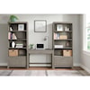 Riverside Furniture Rafferty Pavestone Drawer Bookcase