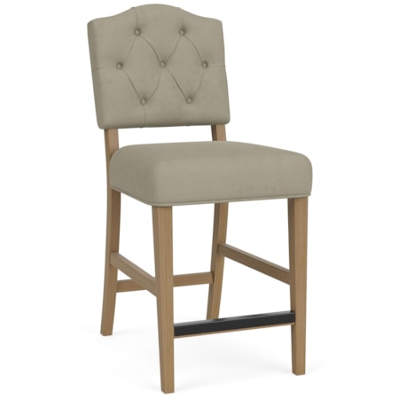 Upholstered Counter-Height Stool