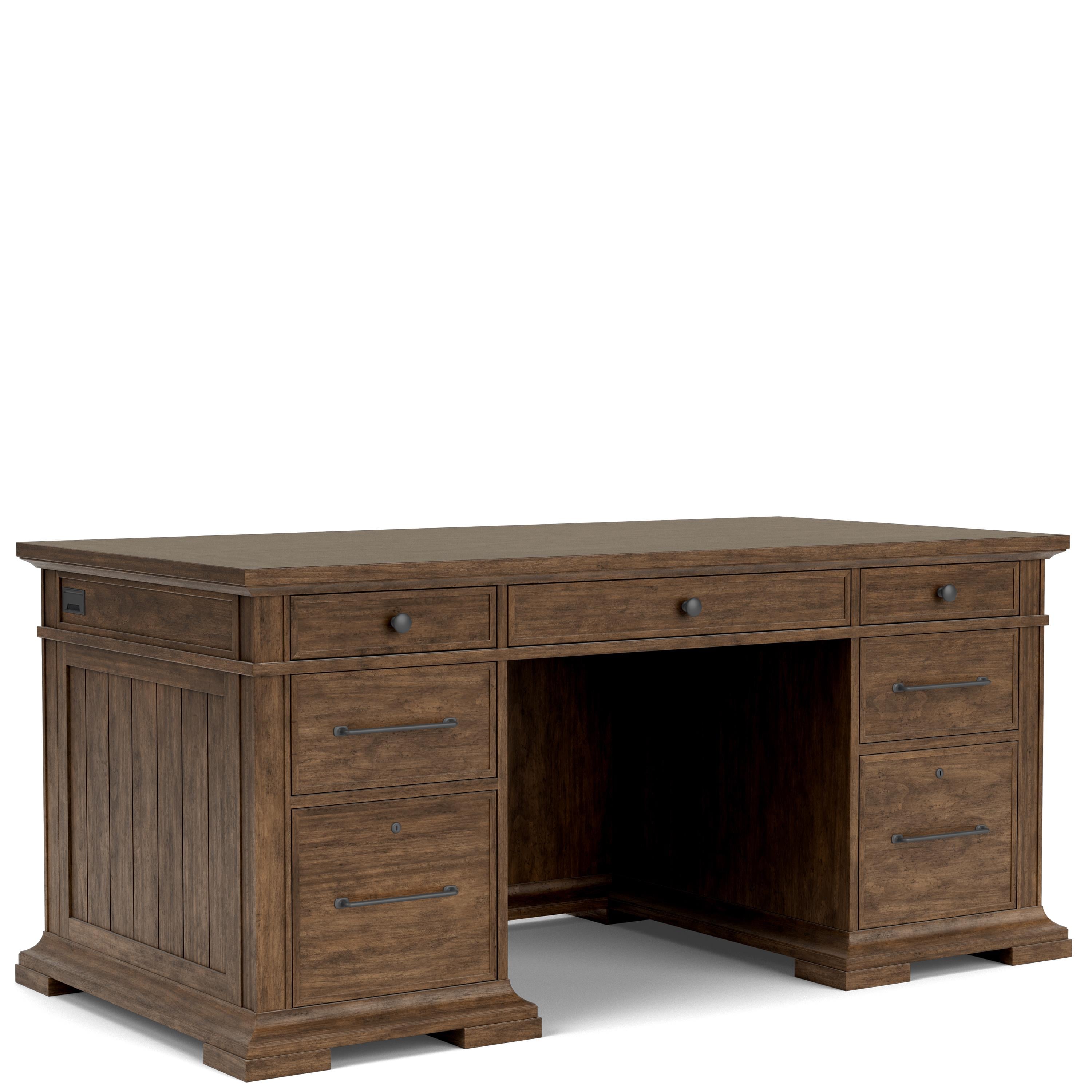 Riverside Furniture Dillon 96530 Transitional Executive Desk with