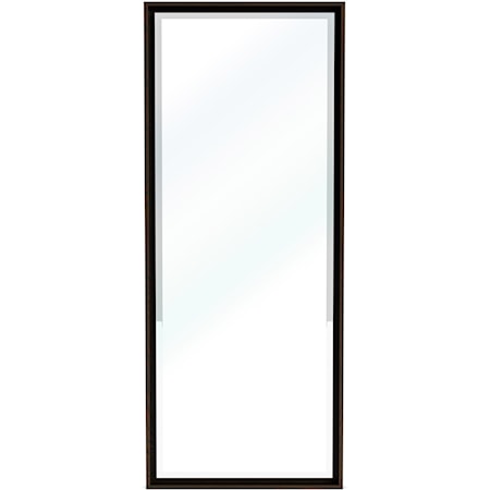 Contemporary Beveled-Edge Accent Mirror with Beveled-Edge