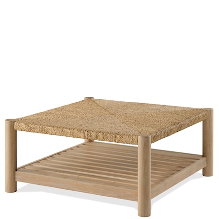 Woven Square Cocktail Table