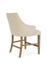 Riverside Furniture Mix-N-Match Chairs Transitional Upholstered Counter-Height Stool with Nail Head Trim