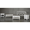 Riverside Furniture Cora Sofa Table with 3 Stools