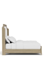 Riverside Furniture Amelia Coastal Style 3-Drawer Nightstand with USB Port