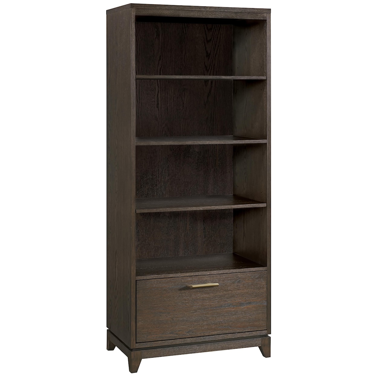 Riverside Furniture Rafferty Umber Drawer Bookcase