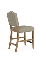 Riverside Furniture Mix-N-Match Chairs Cottage Upholstered Counter-Height Stool with Button Tufting