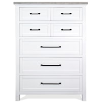 Cottage-Style 5-Drawer Chest