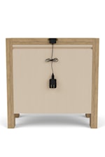 Riverside Furniture Davie Contemporary 1-Drawer Nightstand with USB Port
