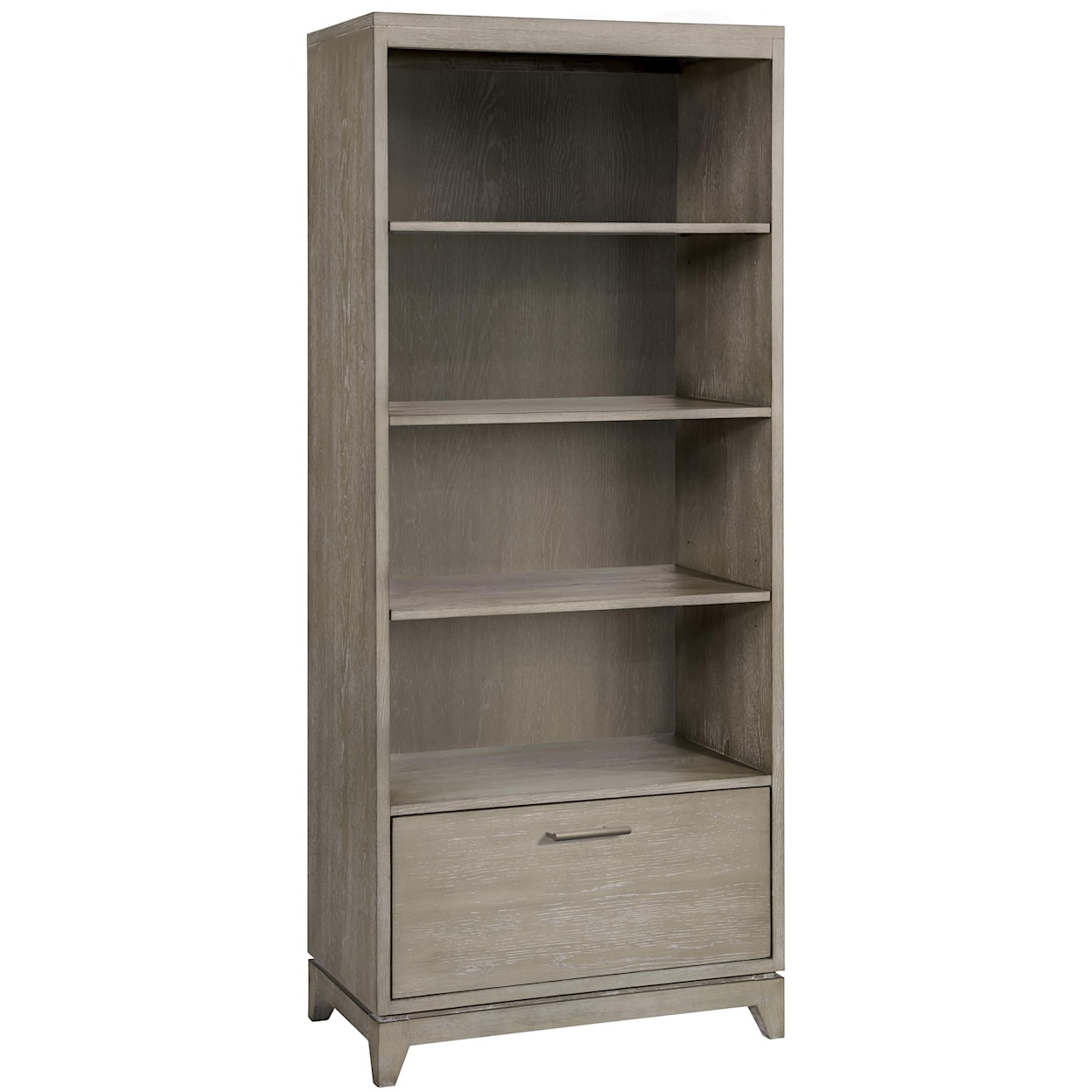 Riverside Furniture Rafferty Pavestone Drawer Bookcase