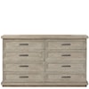 Riverside Furniture Cascade 8-Drawer Dresser