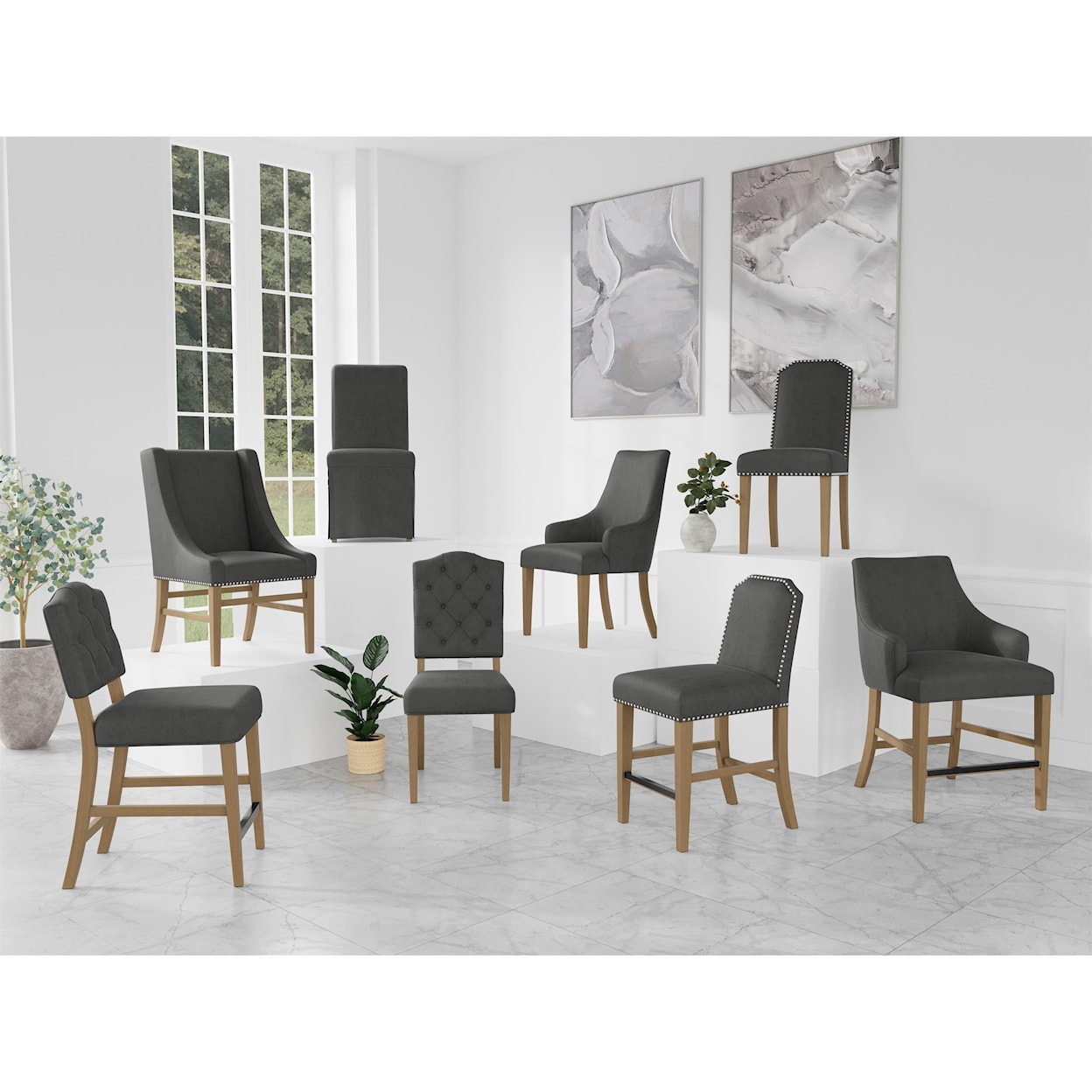 Riverside Furniture Mix-N-Match Chairs Upholstered Dining Side Chair