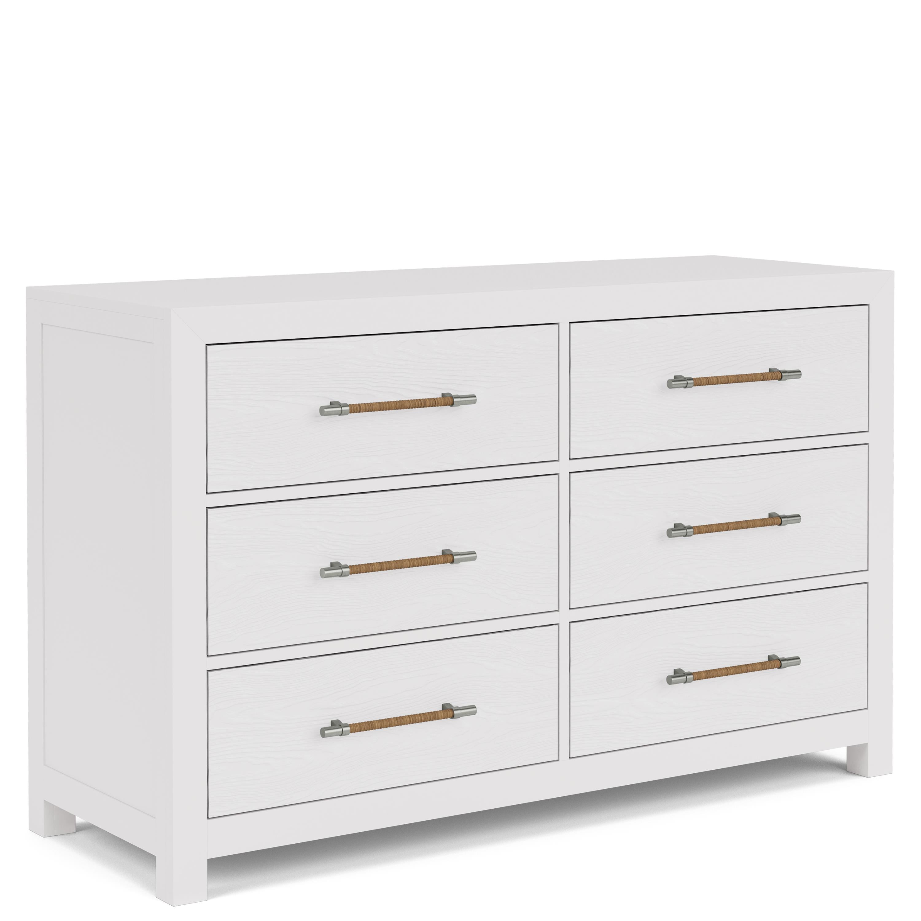 6-Drawer Dresser with Felt-Lined Top Drawers