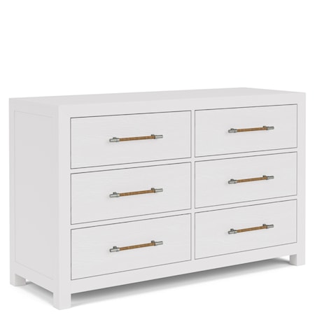 6-Drawer Dresser with Felt-Lined Top Drawers