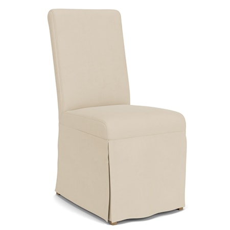 Upholstered Skirted Dining Side Chair