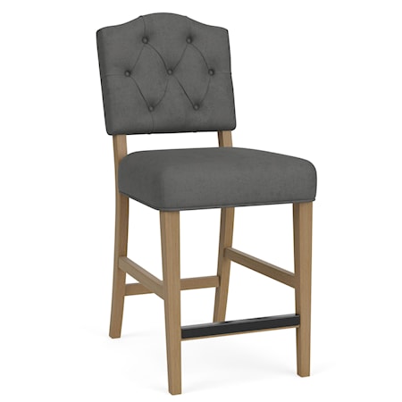 Upholstered Counter-Height Stool