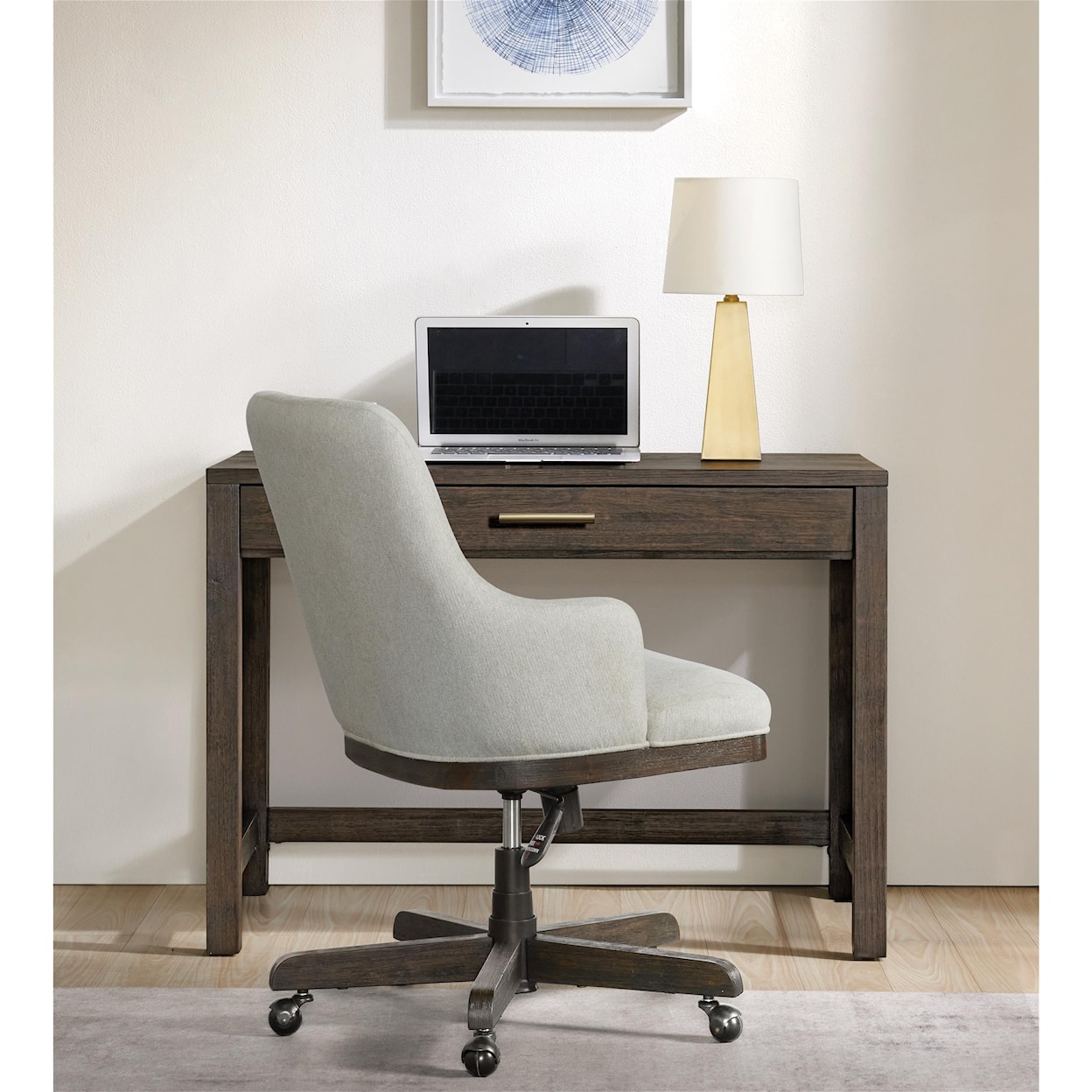 Riverside Furniture Rafferty Umber Upholstered Desk Chair