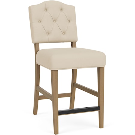 Upholstered Counter-Height Stool