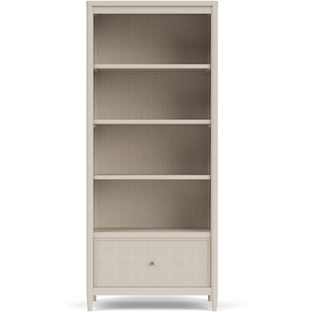 Coastal Bookcase with Adjustable Shelving