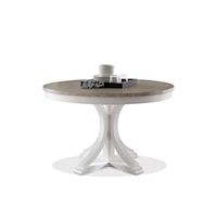 Transitional Round Pedestal Table
