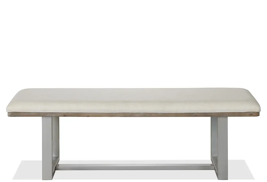 Intrigue Upholstery Dining Bench by Riverside Furniture at Sheely's Furniture & Appliance