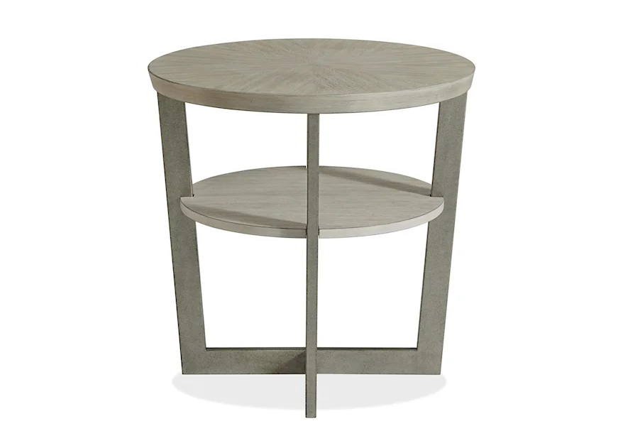 Bardot End Table by Riverside Furniture at Zak's Home