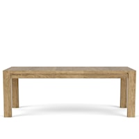 Transitional Rectangular Dining Table with 18" Leaf