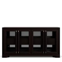 Contemporary Display Sideboard with Touch LED Lights