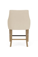 Riverside Furniture Mix-N-Match Chairs Contemporary Upholstered Counter-Height Stool with Slope Arms