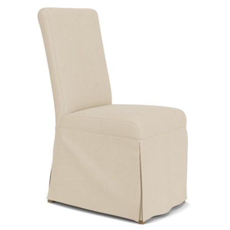 Upholstered Skirted Dining Side Chair