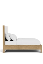 Riverside Furniture Davie Contemporary Queen Upholstered Bed