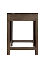 Riverside Furniture Rafferty Umber Contemporary Drawer Bookcase with Adjustable Shelves