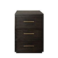 Contemporary Mobile File Cabinet