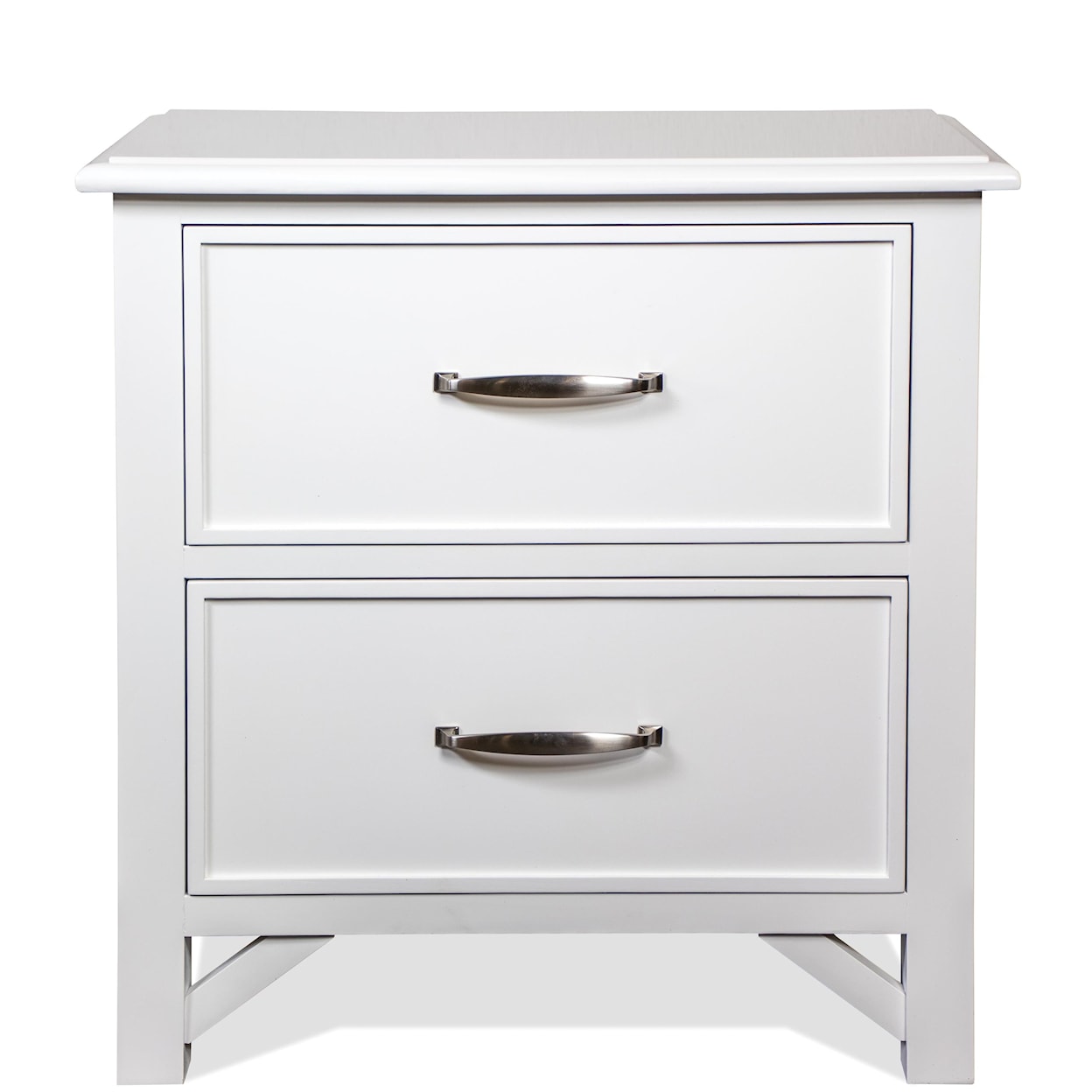 Riverside Furniture Talford Cotton 2-Drawer Nightstand