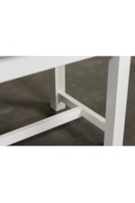 Riverside Furniture Cora Cottage-Style Wood Dining Bench