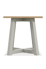 Riverside Furniture Beaufort Farmhouse Small Cocktail Table with X-Base Design