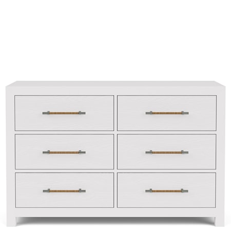 6-Drawer Dresser with Felt-Lined Top Drawers