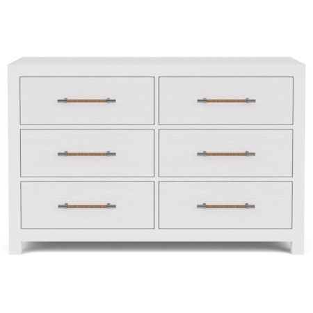 6-Drawer Dresser with Felt-Lined Top Drawers