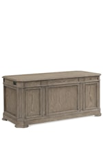 Carolina River Wimberley Transitional Executive Desk with USB Outlet