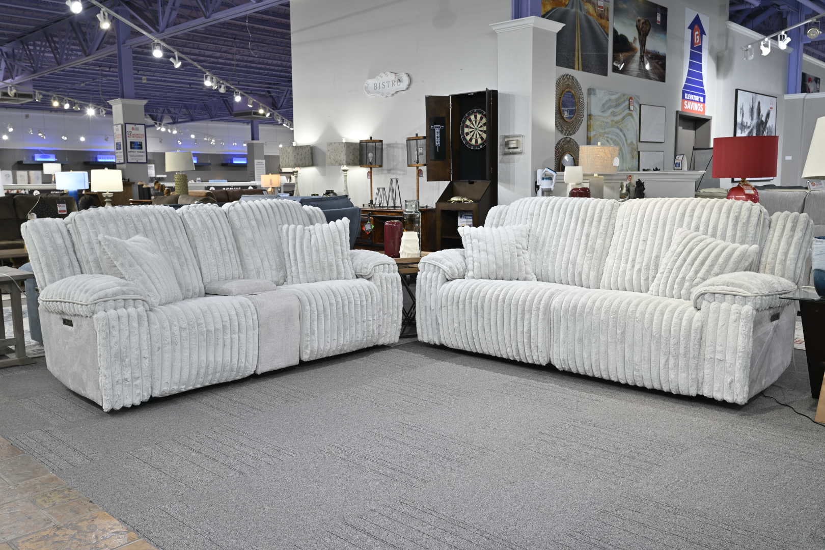 Manwah Fluffy 70718HM-L2-2EH-206146-156148 Fluffy Power Sofa