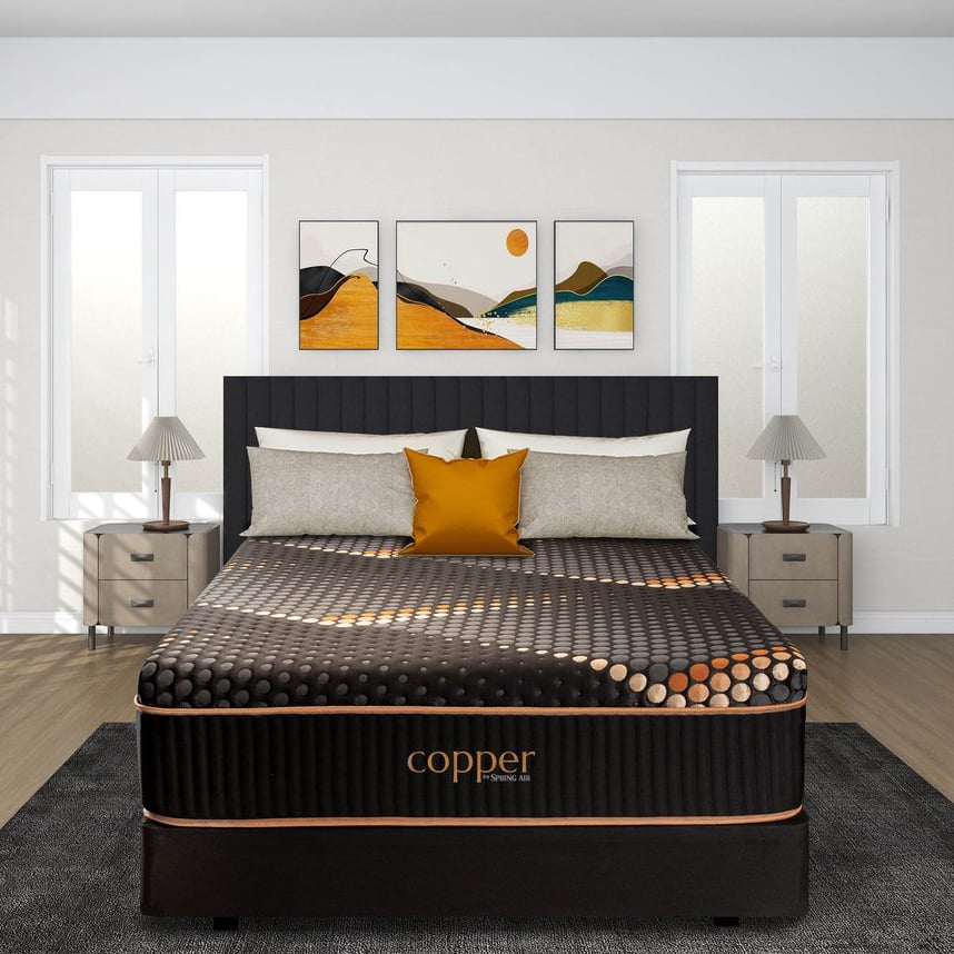 Spring Air Copper Hybrid Medium 21639 Copper Hybrid Medium Queen
