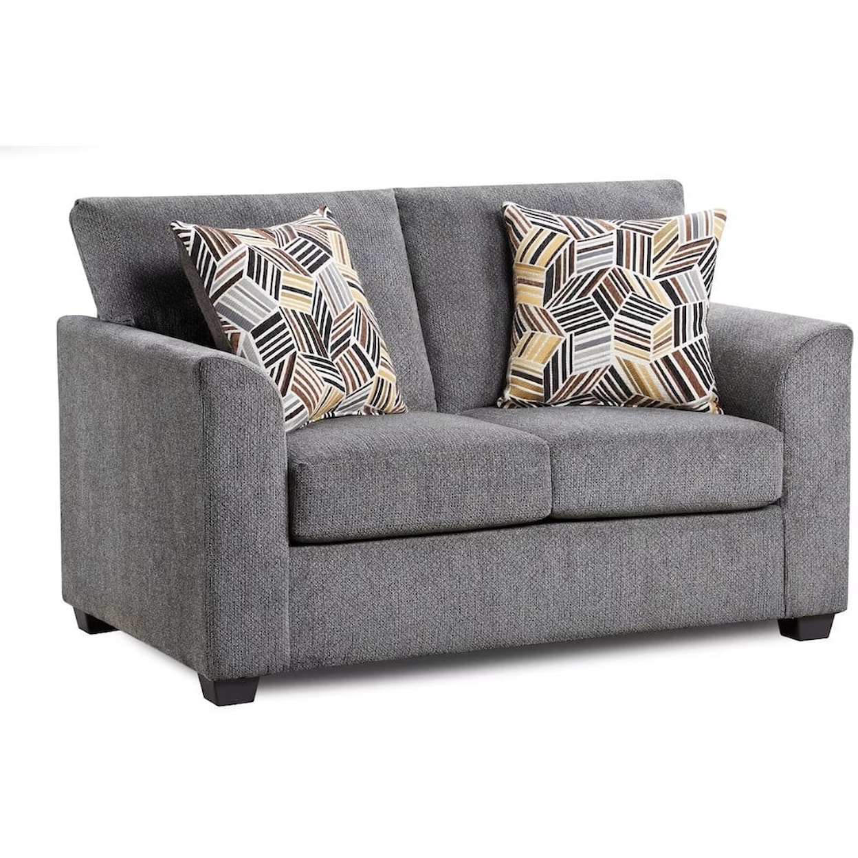 Washington Brothers Furniture 3003 KENNEDY Kennedy Gray Loveaseat