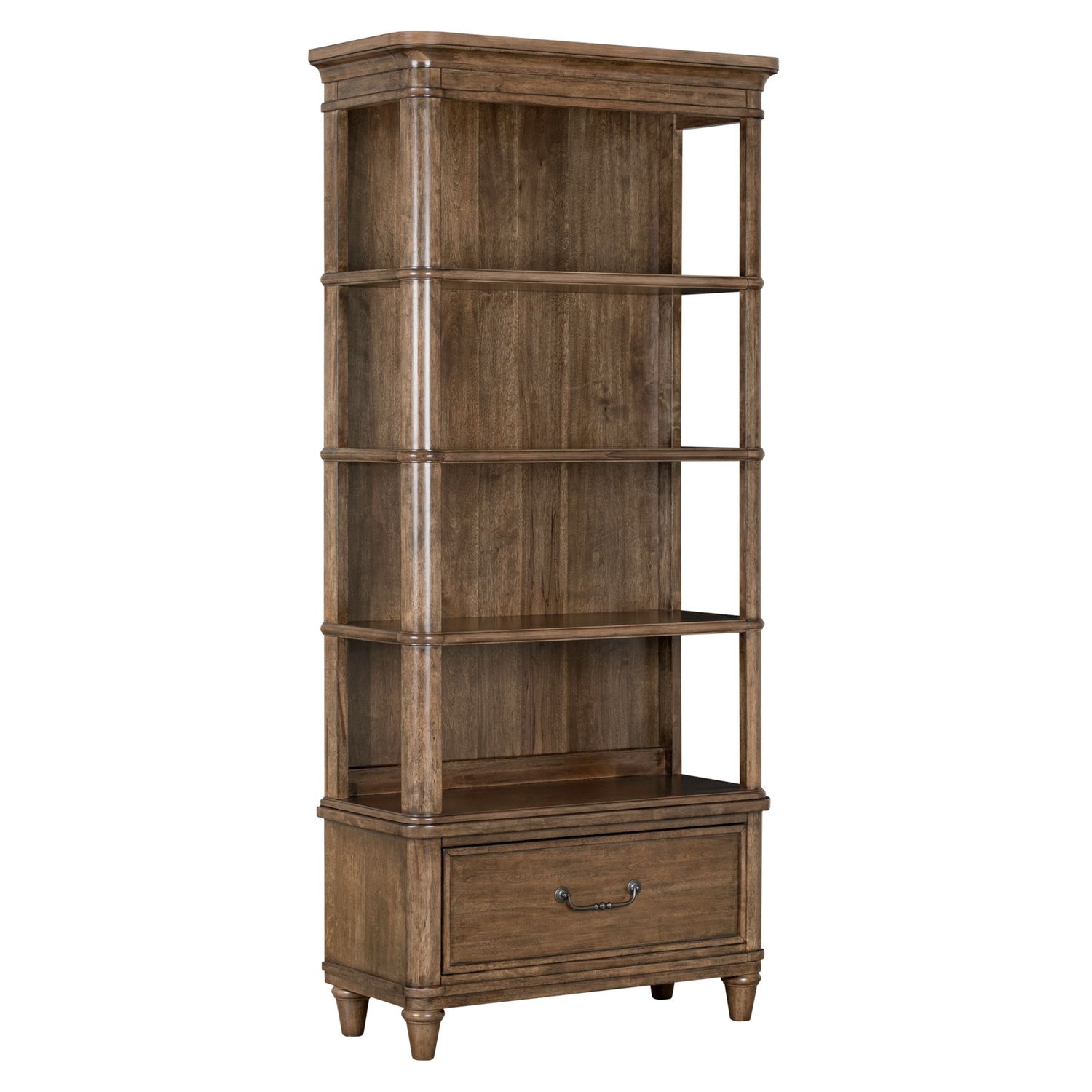 Three-Shelf Bookcase w/Storage Drawer