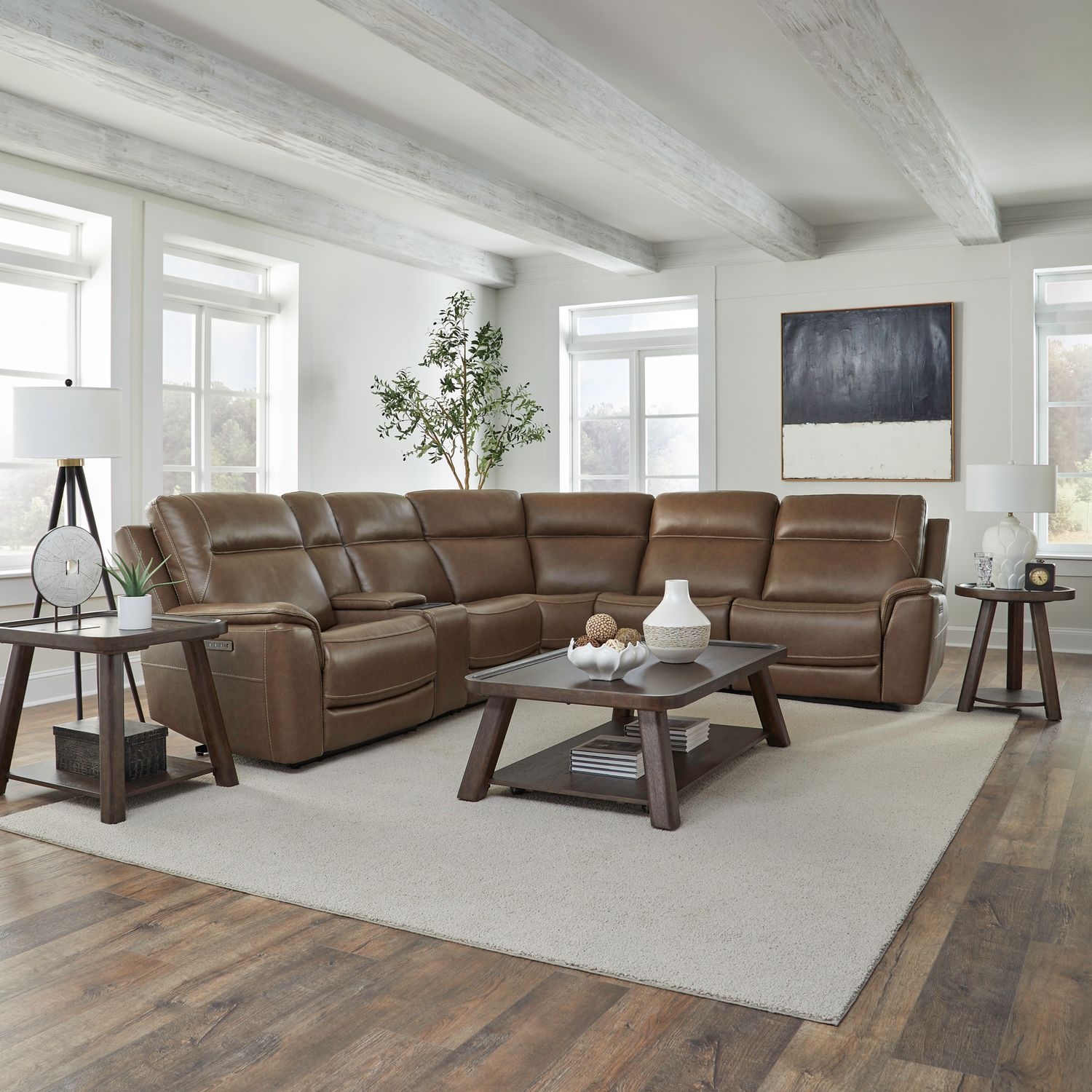 Liberty Furniture Collins 6 Piece Sectional