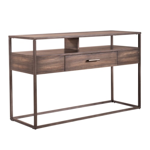 Contemporary Sofa Table with Drawer