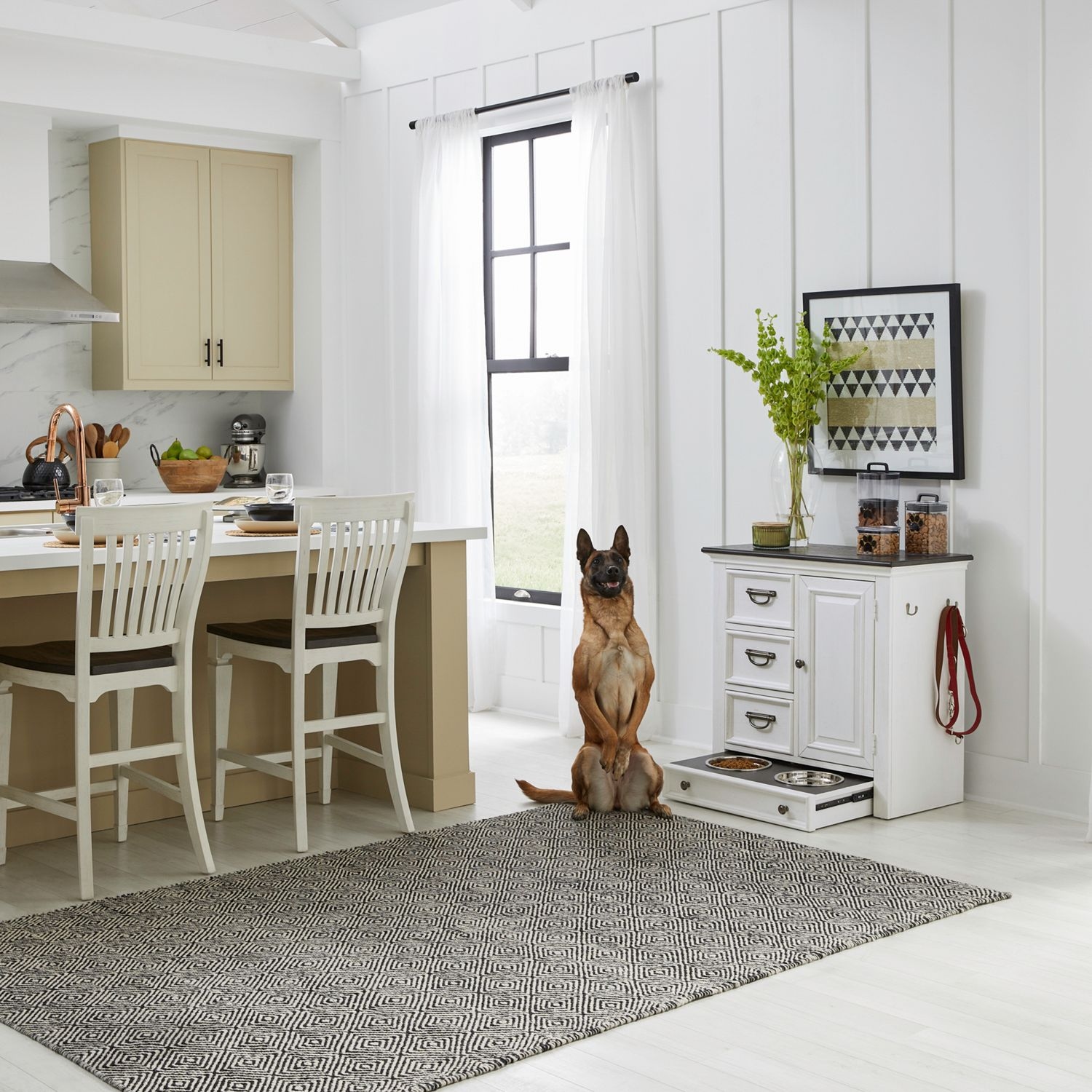 Liberty Furniture Allyson Park Pet Feeder Cabinet