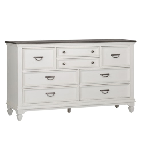 Allyson Park 8-Drawer Dresser with Felt-Lined Top Drawers