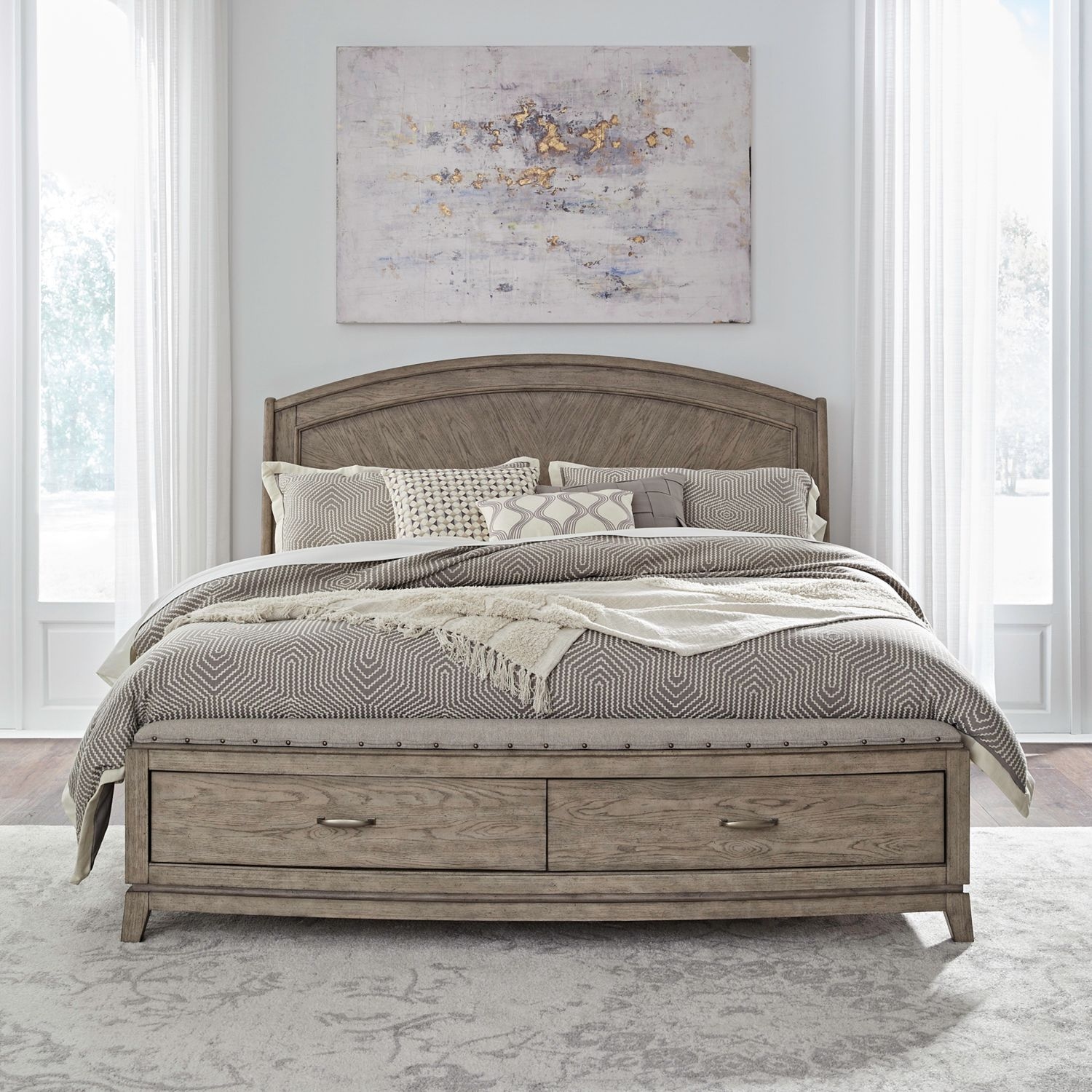 Liberty Furniture Avalon King Panel Bed